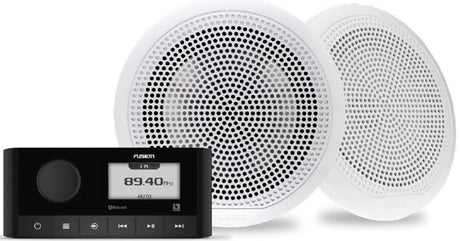 Fusion MS-RA60 Marine Stereo With EL Classic Speaker Kit