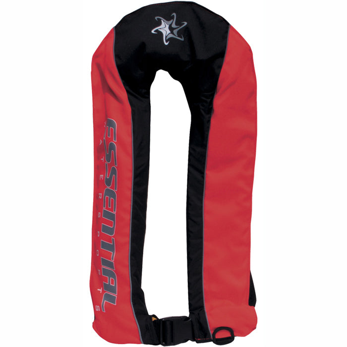 Essential Deluxe Manual Inflatable Level 150 Lifejacket Red
