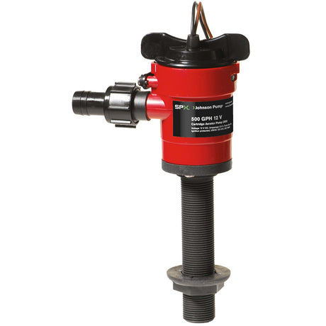 Johnson 12v Live Bait Pump 500gph Straight