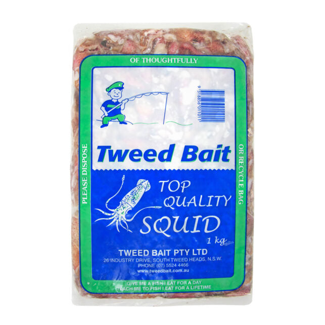 Tweed Bait Squid 1kg Bait