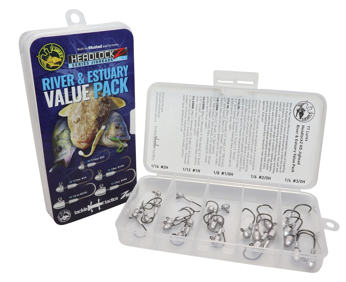 TT Headlockz HD Value Pack Jig Heads River/Estuary