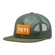 Yeti Velcro Badge Mesh Hat Olive