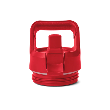 Yeti Rambler Bottle Straw Cap Rescue Red
