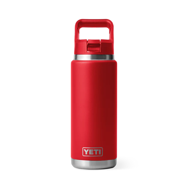 Yeti Rambler 26oz (769ml) Straw Bottle Rescue Red