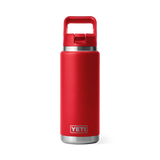 Yeti Rambler 26oz (769ml) Straw Bottle Rescue Red