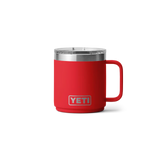 Yeti Rambler 10oz (296ml) Stackable Mug With DuraSip Ceramic Rescue Red