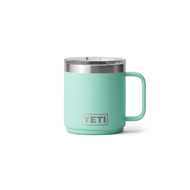 Yeti Rambler 10oz (296ml) Stackable Mug With DuraSip Ceramic Seafoam