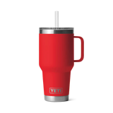 Yeti Rambler 35oz (1L) Straw Mug Rescue Red
