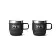 Yeti Rambler 6oz (177ml) Stackable Espresso Mug 2pk Black