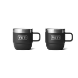 Yeti Rambler 6oz (177ml) Stackable Espresso Mug 2pk Black