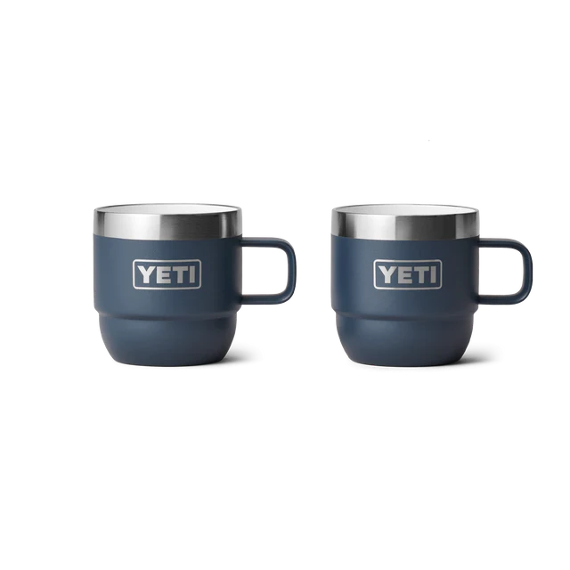 Yeti Rambler 6oz (177ml) Stackable Espresso Mug 2pk Navy