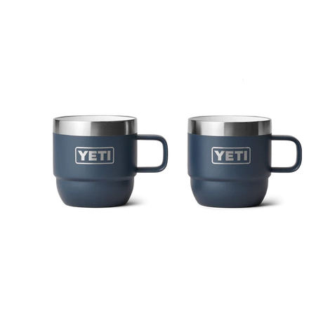 Yeti Rambler 6oz (177ml) Stackable Espresso Mug 2pk Navy