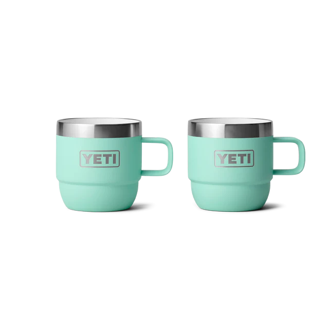 Yeti Rambler 6oz (177ml) Stackable Espresso Mug 2pk Seafoam