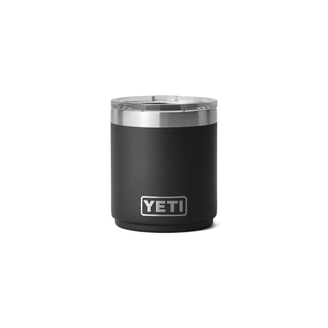 Yeti Rambler 10oz (296ml) Stackable Lowball With Magslider Lid Black