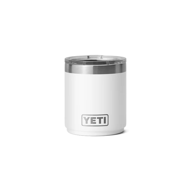 Yeti Rambler 10oz (296ml) Stackable Lowball With Magslider Lid White