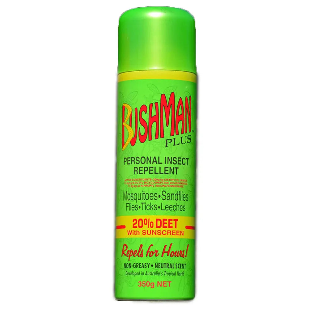 Bushman Aerosol 350g Insect Repellent With Sunscreen
