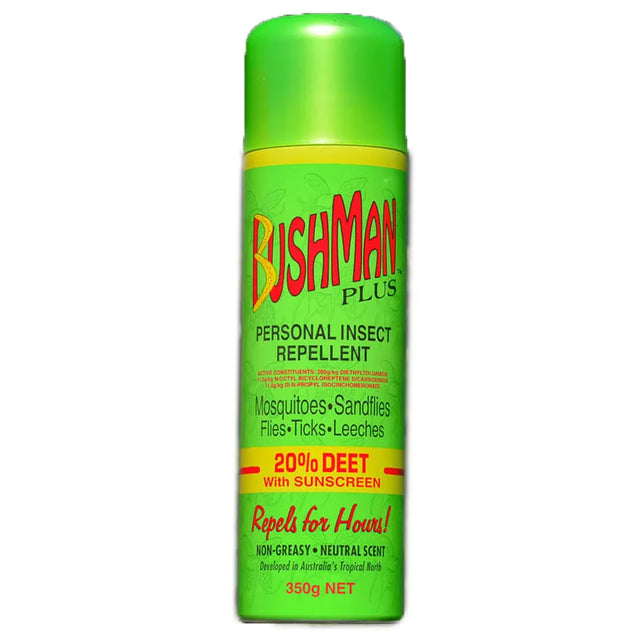 Bushman Aerosol 350g Insect Repellent With Sunscreen