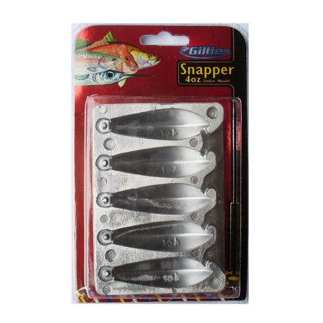 Gillies Snapper Sinker Mould