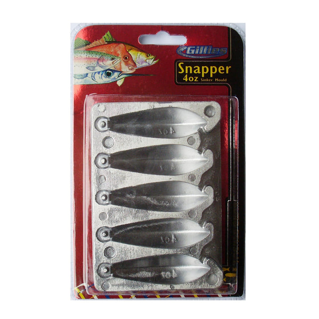 Gillies Snapper Sinker Mould