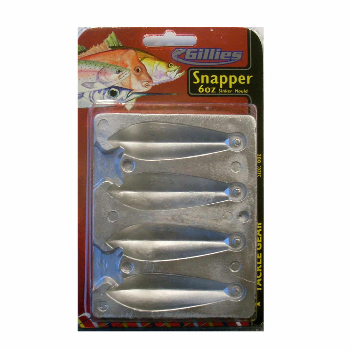Gillies Snapper Sinker Mould