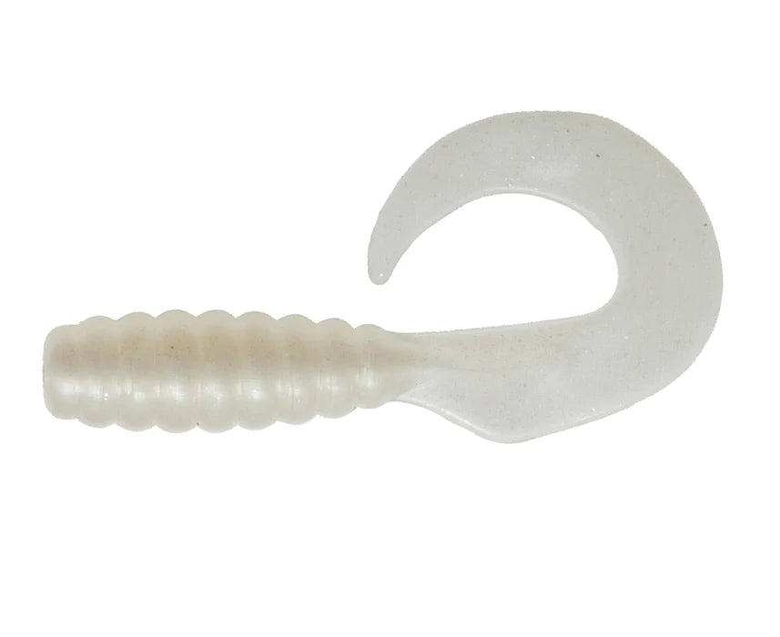 Zman GrubZ 2.5in Soft Plastic Lure Shimmer Pearl