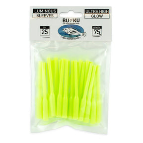 Buku Soft Lumo Attractor Sleeves 75mm 25pk