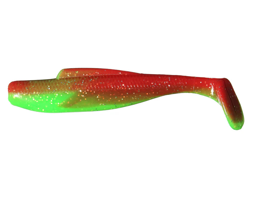 Zman DieZel MinnowZ 4in Soft Plastic Lure Nuked Chicken Glow