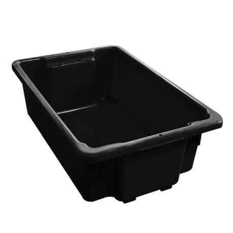 Plastic Storage Tub Medium Black