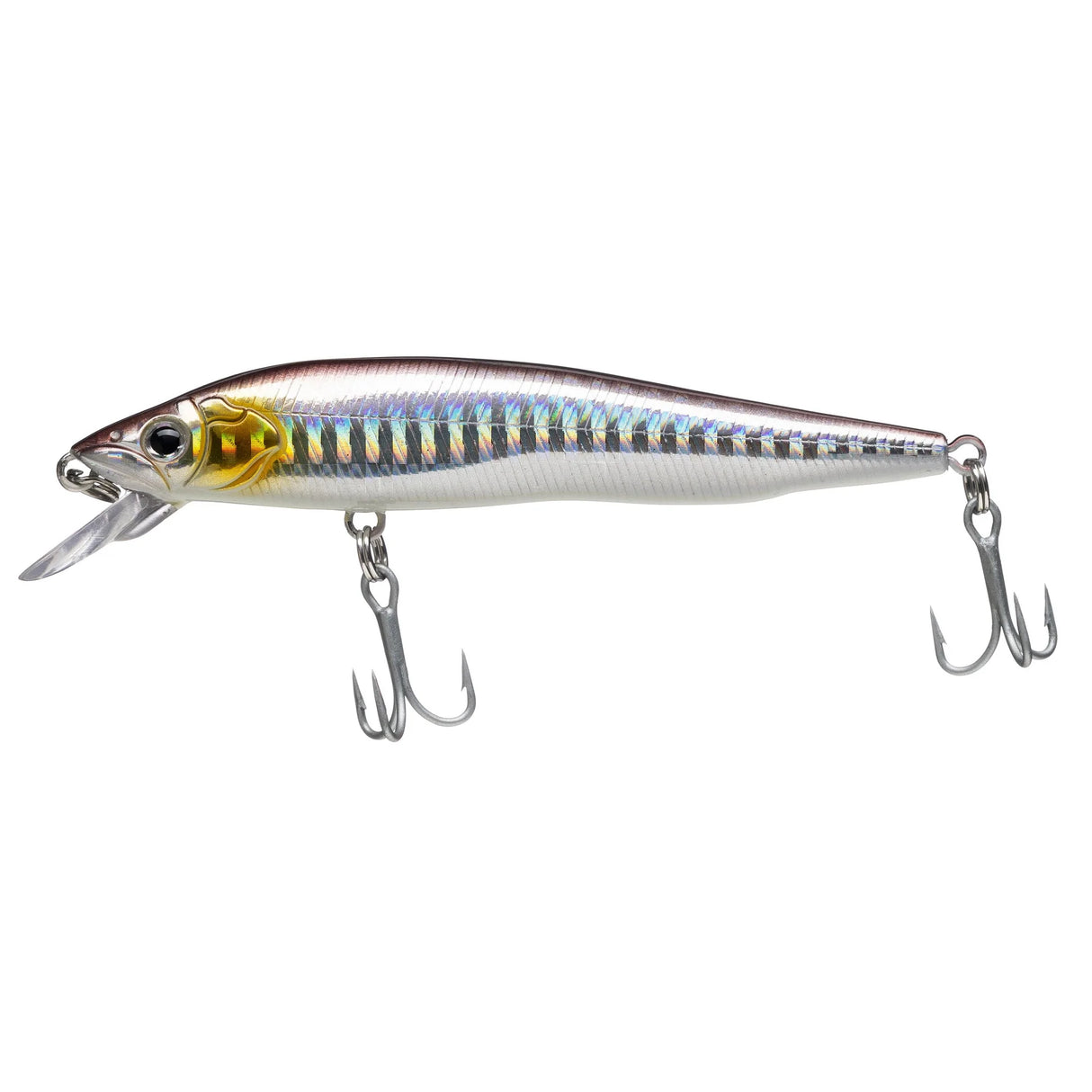 Bite Science H2 Minnow 95SP 95mm Suspending Hard Body Lure Holo Silver