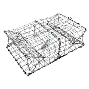 Jarvis Walker Net Factory Rectangular Heavy Duty Crab Pot 2 Entry Black