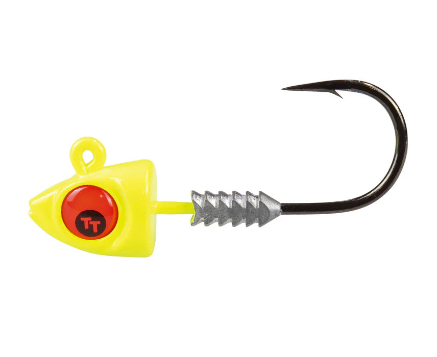 TT Big EyeZ Jig Heads Chartreuse