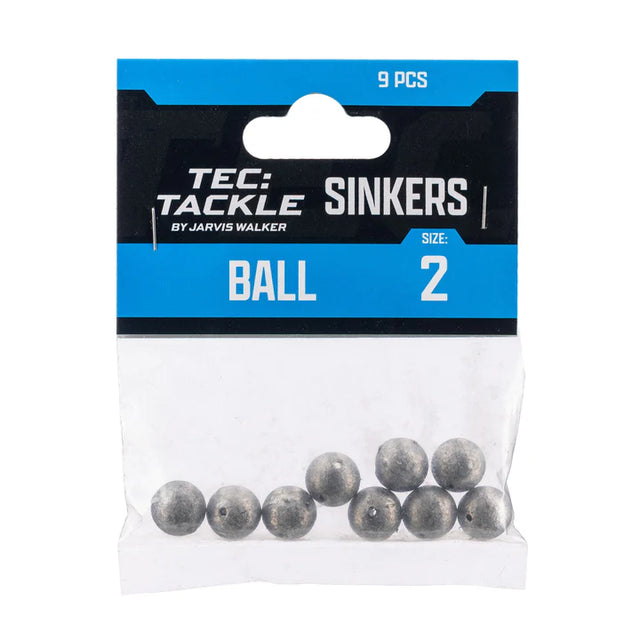 Jarvis Walker Tec Tackle Ball Sinkers Pre Pack