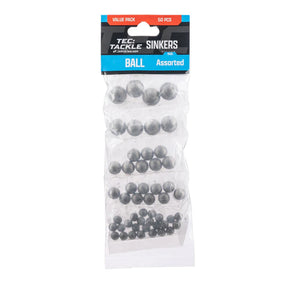 Jarvis Walker Tec Tackle Assorted Ball Sinker Kit 50pk