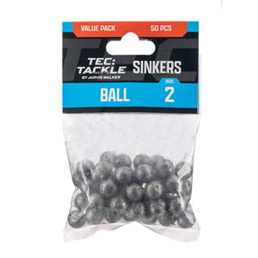 Jarvis Walker Tec Tackle Ball Sinkers Value Pack