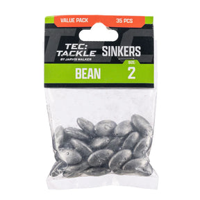 Jarvis Walker Tec Tackle Bean Sinkers Value Pack