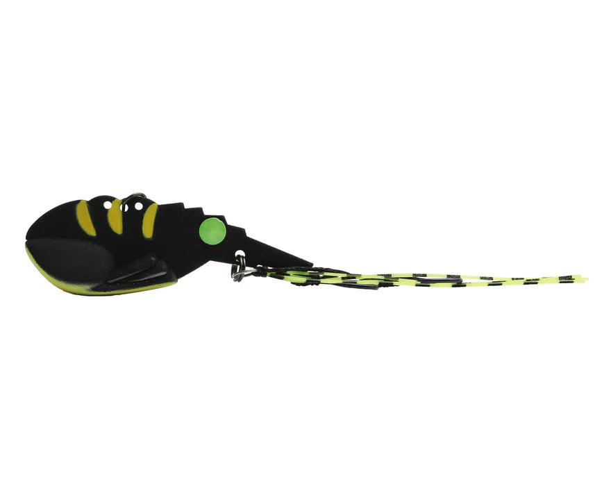TT Switchprawn+ 50mm 13g Metal Vibe Lure Blacktreuse