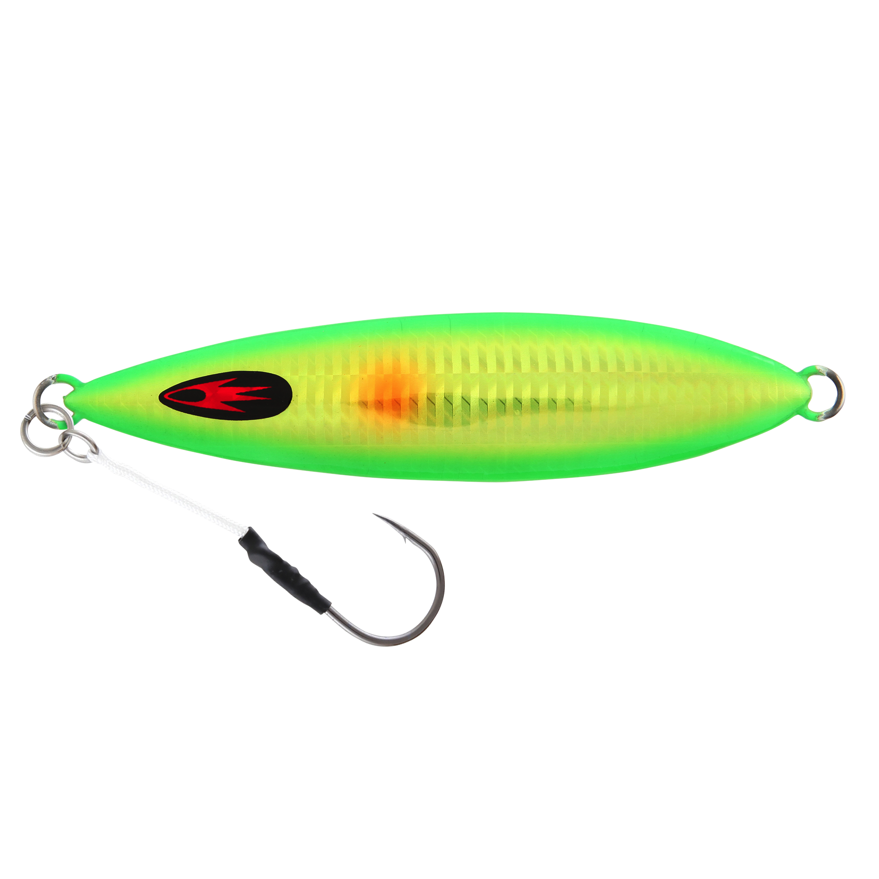 Samaki Ribcage 40g Metal Jig Lure Lemon Lime Glow