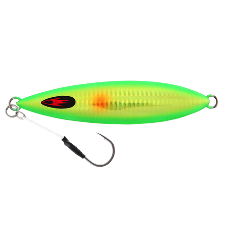 Samaki Ribcage 40g Metal Jig Lure Lemon Lime Glow