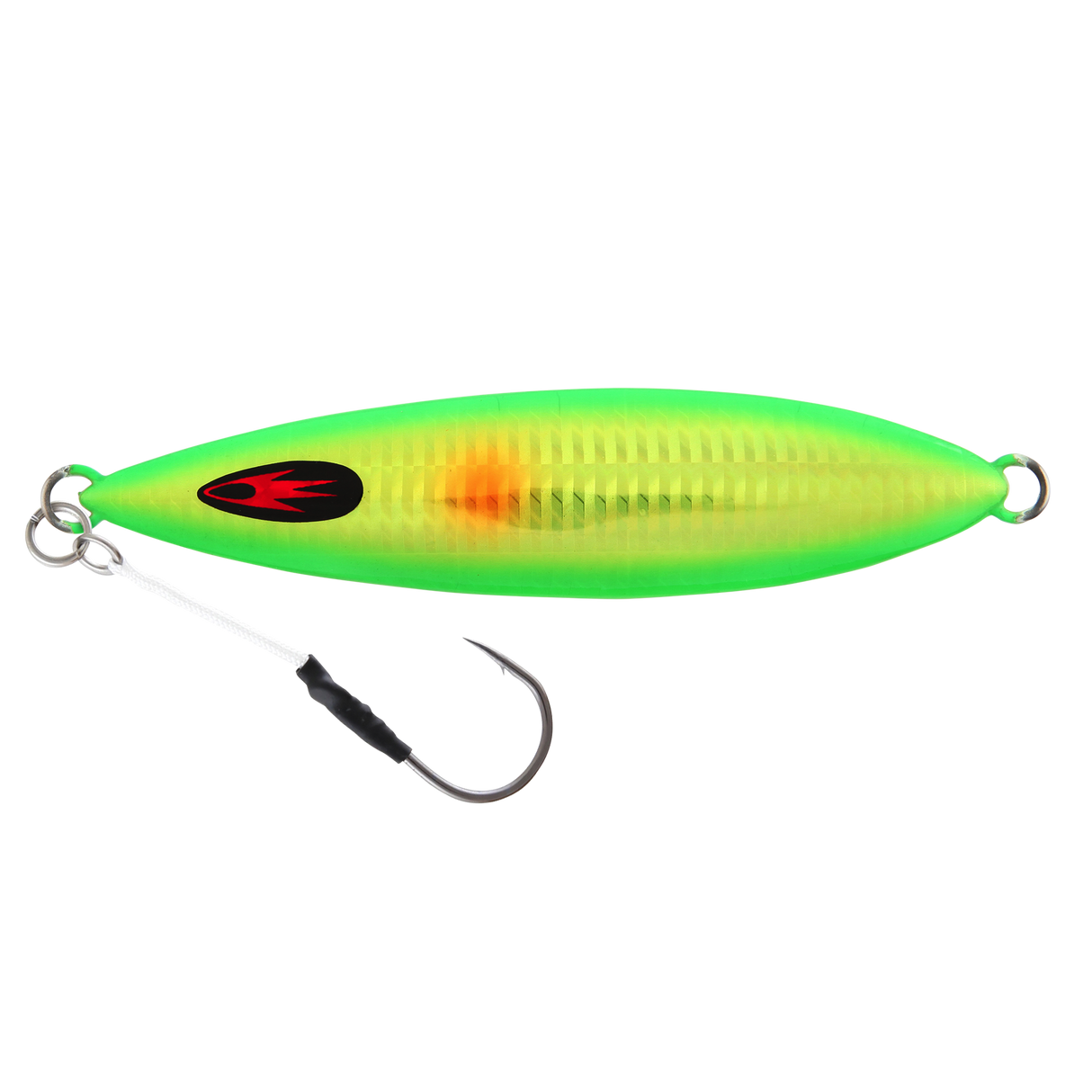 Samaki Ribcage 80g Metal Jig Lure Lemon Lime Glow