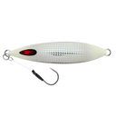 Samaki Ribcage 60g Metal Jig Lure Glow N Silver