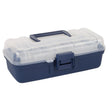 Jarvis Walker Clear Top Tackle Box 1 Tray Blue/Clear