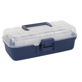 Jarvis Walker Clear Top Tackle Box 1 Tray Blue/Clear