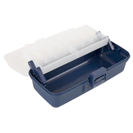Jarvis Walker Clear Top Tackle Box 1 Tray Blue/Clear