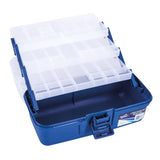 Jarvis Walker Clear Top Tackle Box 3 Tray Blue/Clear