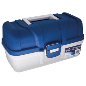 Jarvis Walker Tackle Box 3 Tray Blue/Grey