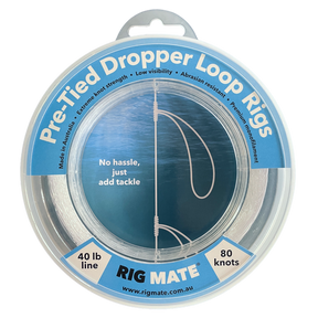 Rig Mate Pre-Tied Dropper Loop Rig Monofilament Leader