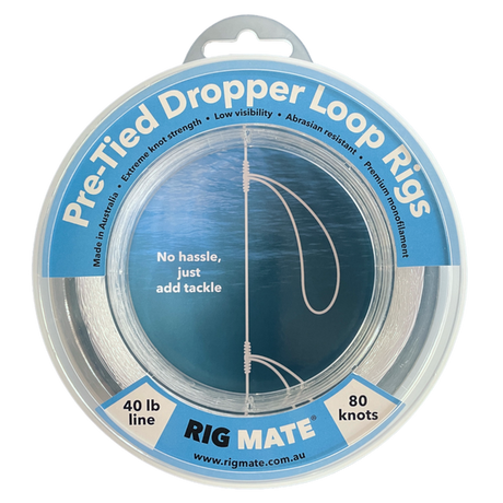Rig Mate Pre-Tied Dropper Loop Rig Monofilament Leader