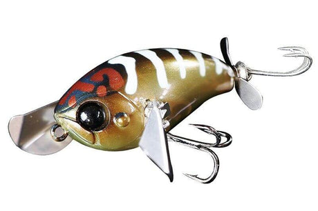 Jackall Micro Pompadour 42mm Hard Body Topwater Lure Clear Brown