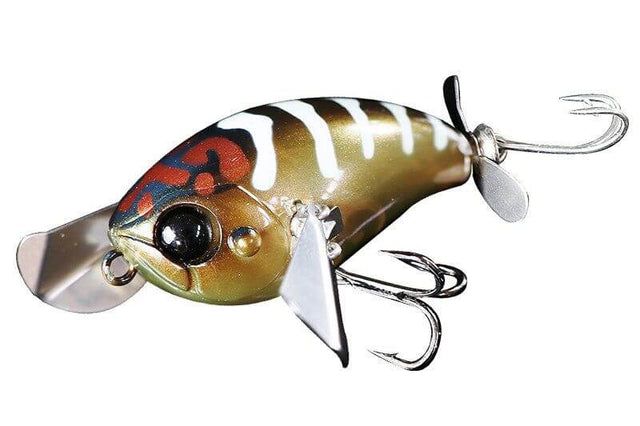 Jackall Micro Pompadour 42mm Hard Body Topwater Lure Clear Brown