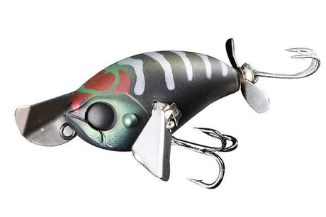 Jackall Micro Pompadour 42mm Hard Body Topwater Lure Matt Black